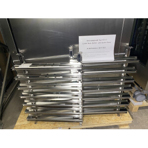 Einhängegestell Typ 10-1/1, 7x 400x600mm, 95mm Schienenabstand, Bäcker-Norm (Combi-Schiene)