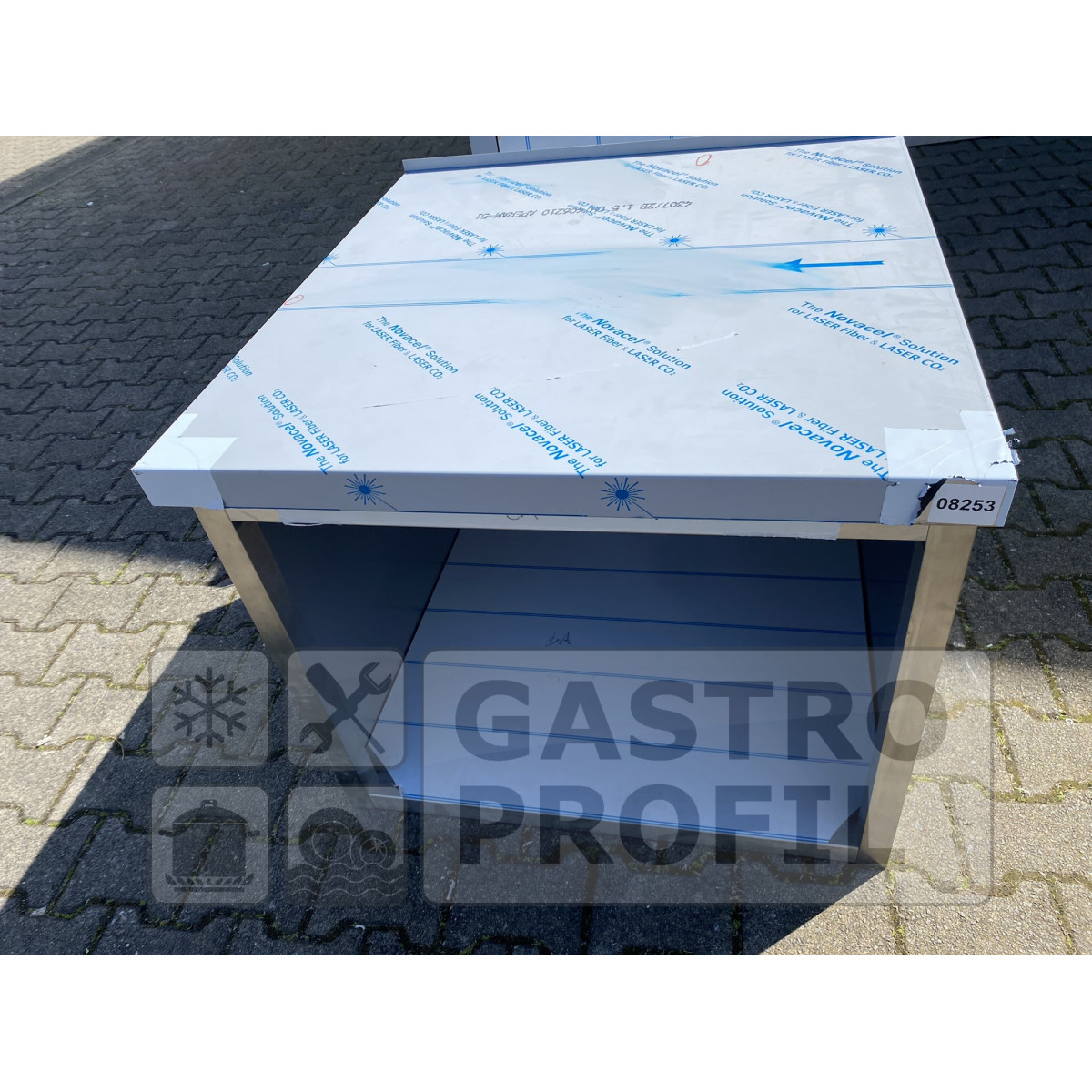 Arbeitstisch 800x850x900mm Aufkantung 20mm