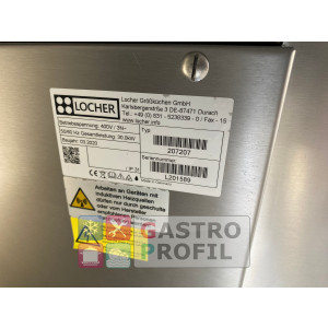 Locher Induktionsherd, 6 Kochstellen á 5kW