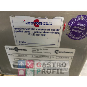 Convotherm Kombidämpfer OEB 20.10 Bj 2013 inklusive 3 Hordengestellwagen