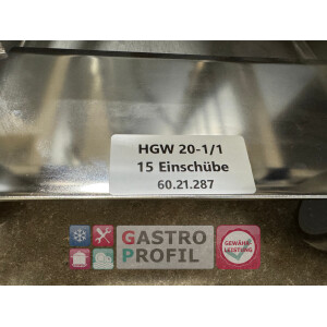 Rational Hordengestellwagen Typ iCombi 20-1/1 mit15 Einschüben (Schienenabstand 84 mm)