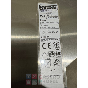 Rational UltraVent Haube UV 61/101/E BJ 2019