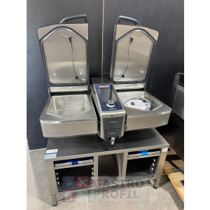 Rational iVario Pro 2-XS 2 x 17 Liter BJ 2025 inkl. Grundausstattung Zubehör & Untergestell mit Füßen