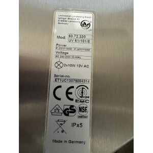 Rational UltraVentHaube UV 61/101/E 60.72.320 BJ 2013