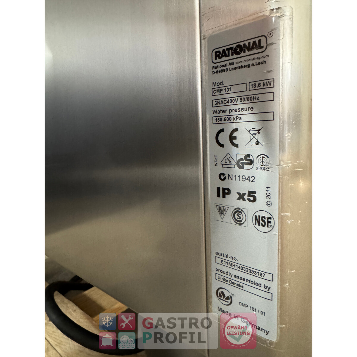 Rational Kombidämpfer CMP 101 E BJ 2014
