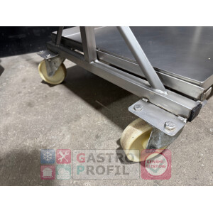 Wurstabhängewagen Edelstahl/3 Etagen/Edelstahlblech