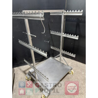 Wurstabhängewagen Edelstahl/3 Etagen/Edelstahlblech