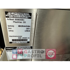 Komet Vakuummaschine PLUS VAC 20