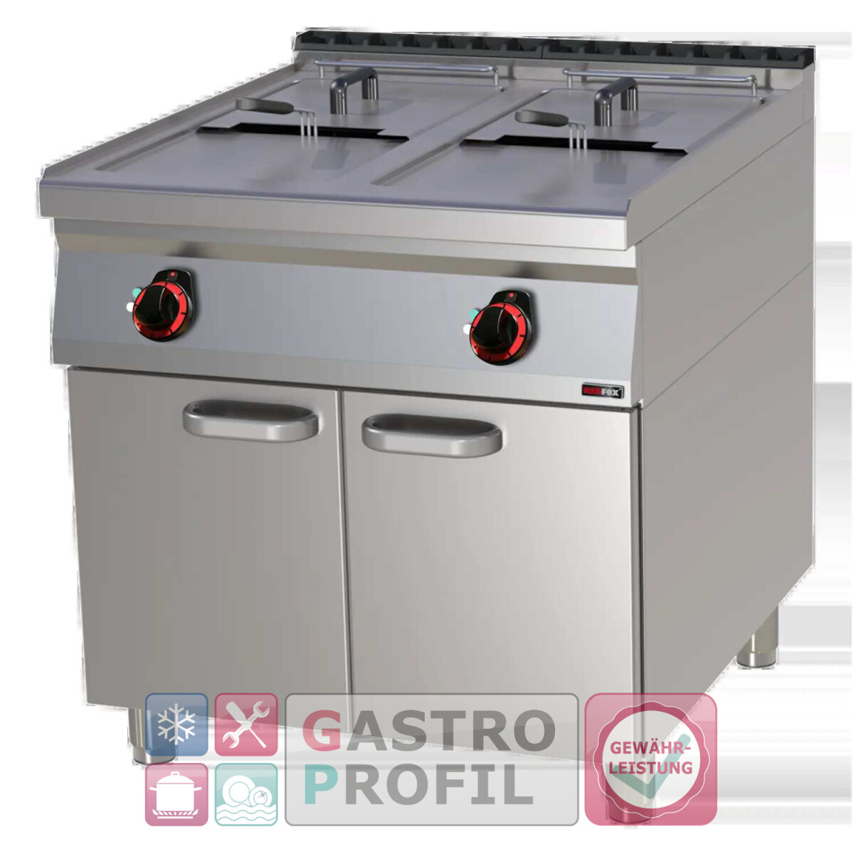 RM Gastro RedFox-  Friteuse  FE 90/80-17E 2 x 17L