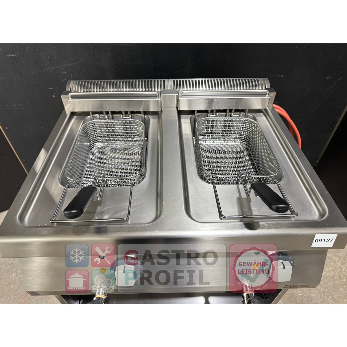 Electrolux/Zanussi Doppelfritteuse Z7FRE box