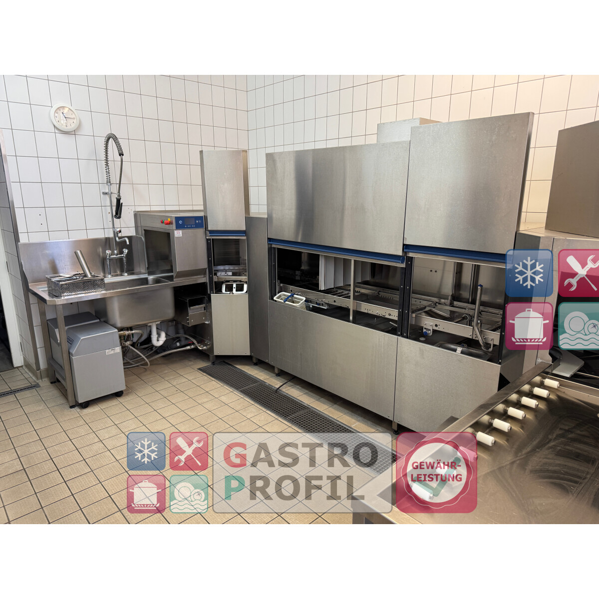 Korbtransportspülmaschine Typ: CN-C-TM500-AN-R-CDC90, C
