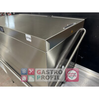 Hobart Doppelkorb-Haubenspülmaschine AUPT-10A Bj. 2019 + Zu - und Ablauftisch + Galgenbrause