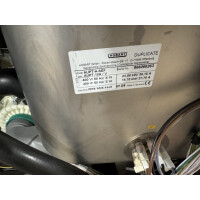 Hobart Doppelkorb-Haubenspülmaschine AUPT-10A Bj. 2019 + Zu - und Ablauftisch + Galgenbrause