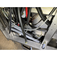 Hobart Doppelkorb-Haubenspülmaschine AUPT-10A Bj. 2019 + Zu - und Ablauftisch + Galgenbrause