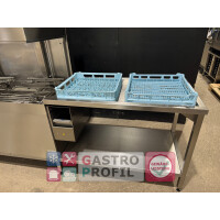 Hobart Doppelkorb-Haubenspülmaschine AUPT-10A Bj. 2019 + Zu - und Ablauftisch + Galgenbrause