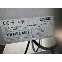 Kärcher Hochdruckreiniger HD 7/16-4 ST + Heiß Wasser Erzeuger HWE 860