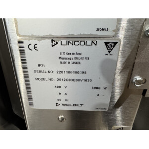 Lincoln Pizzadurchlaufofen CT 2512 Langband Bj. 2022