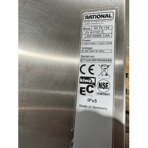 Rational UltraVentHaube 6-1/1/10-1/1 E 60.75.134 BJ 2020