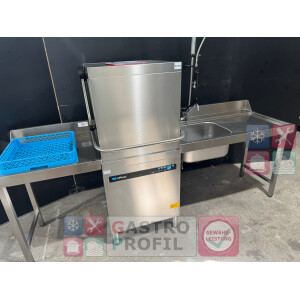 Meiko Haubenspülmaschine UPster H 500 M2 BJ 2022 mit Zu7Ablauftische, Galgenbrause und mobilem Enthärter