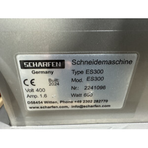 Scharfen Schneimaschine ES 300 BJ 2024