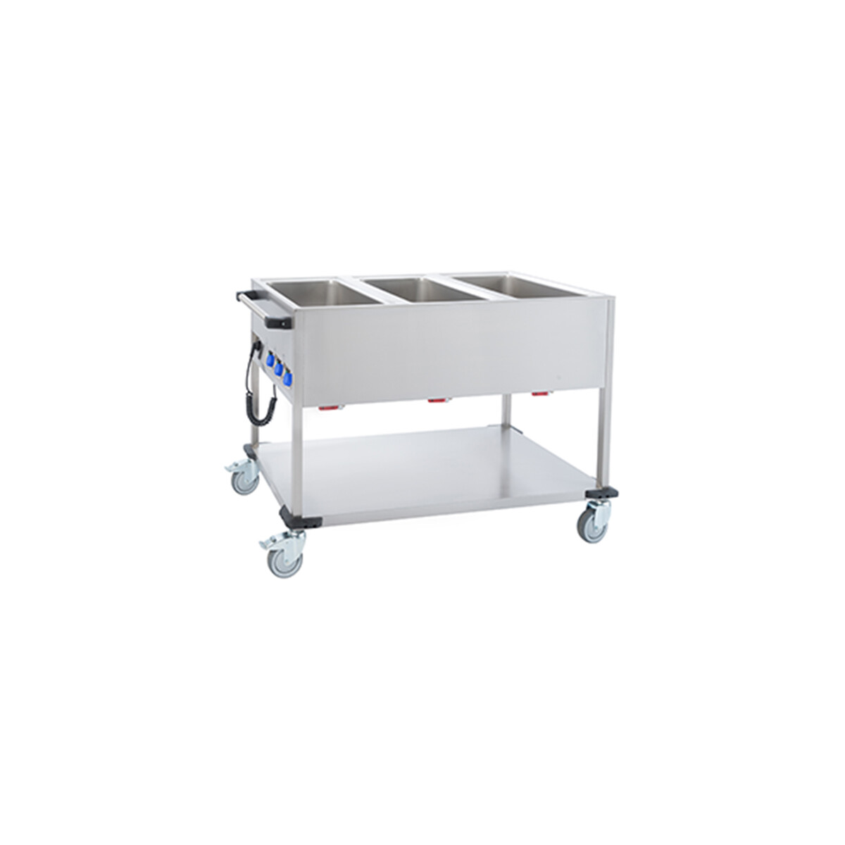 Mobiltherm BW3K Bain-Marie-Wagen, Griff stirnseitig