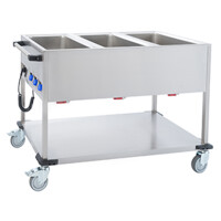 Mobiltherm BW3K Bain-Marie-Wagen, Griff stirnseitig